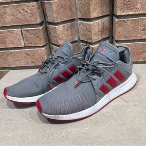 adidas X_PLR 'Grey Scarlet' FY9075 Grey Shoes Sneakers Mens Size 11.5
